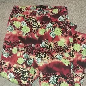 Girls multicolored stretch jeans skinny fit 14